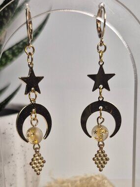 Golden Celestial Dangles